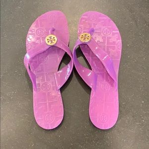 Beautiful purple sandals